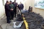 سارق سیم‌های برق با ۱۶ فقره سرقت در کرمان دستگیر شد