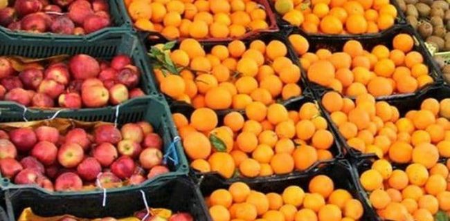 ۶۵۰ تن پرتقال و ۳۰۰ تن سیب در بازار کردستان توزیع می‌شود
