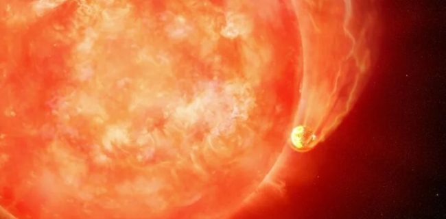 فرایند بلع سیاره توسط یک ستاره رصد شد