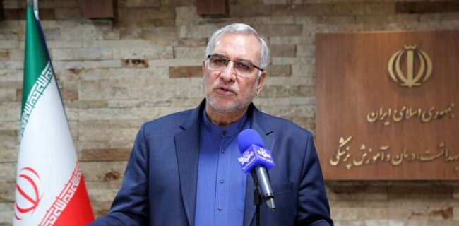 دعوت عین اللهی از وزرای بهداشت منطقه و جهان برای اجلاس تهران