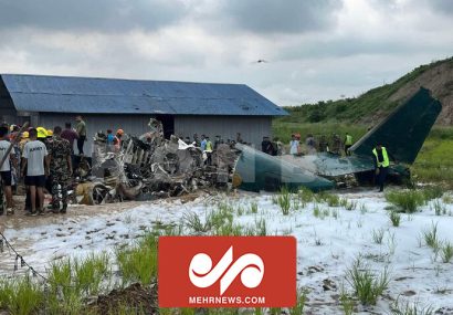تصاویر کامل سقوط هواپیمای مسافربری در نپال