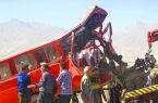 ۱۳ مسافر بر اثر واژگونی مینی بوس در جاده کلاله مصدوم شدند