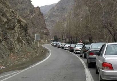 ترافیک سنگین در جاده‌های شمال کشور
