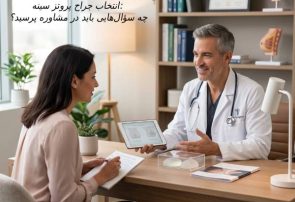 انتخاب جراح پروتز سینه: چه سؤال‌هایی باید در مشاوره پرسید؟