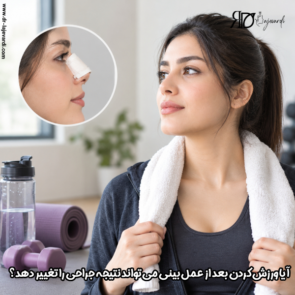 آیا ورزش کردن بعد از عمل بینی می‌تواند نتیجه جراحی را تغییر دهد؟