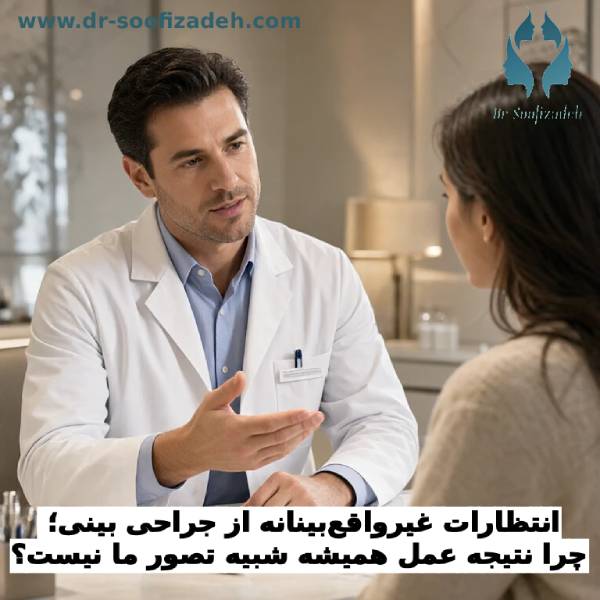انتظارات غیرواقعبینانه از جراحی بینی؛ چرا نتیجه عمل همیشه شبیه تصور ما نیست؟