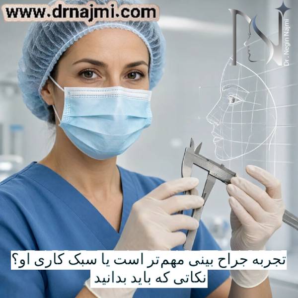 تجربه جراح بینی مهمتر است یا سبک کاری او؟ نکاتی که باید بدانید
